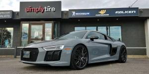 2017 Audi R8 V10 on Vorsteiner Wheels (V-FF 107)